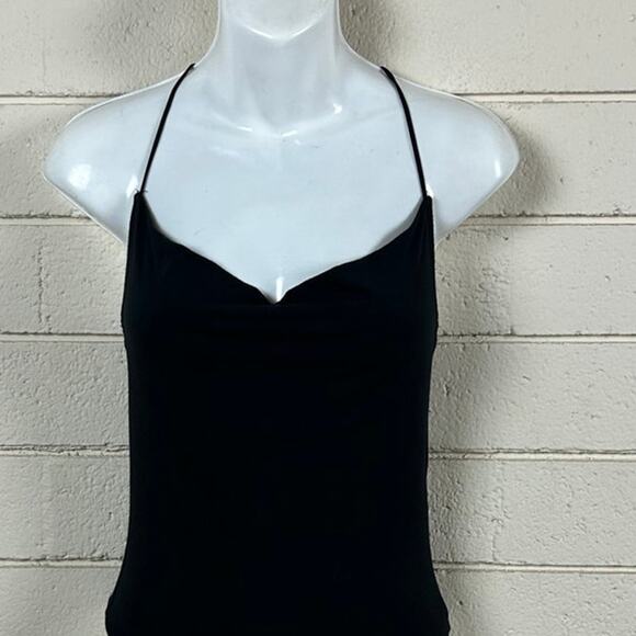 Abercrombie & Fitch Black Soft A&F Drapey Bodysuit size S - Picture 5 of 8